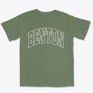 Benton Missouri Trendy Block Premium Heavyweight T-shirt
