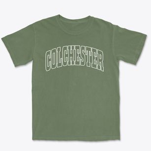 Colchester Connecticut Trendy Block Premium Heavyweight T-shirt