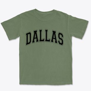 Dallas Texas Varsity Premium Heavyweight T-shirt