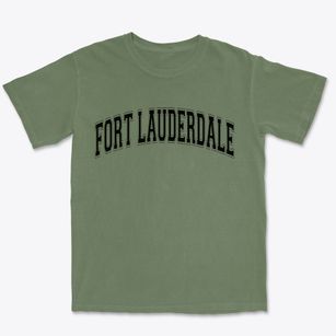 Fort Lauderdale Florida Varsity Premium Heavyweight T-shirt