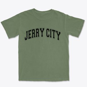 Jerry City Ohio Varsity Premium Heavyweight T-shirt