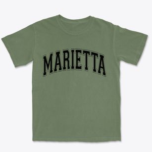Marietta Minnesota Varsity Premium Heavyweight T-shirt