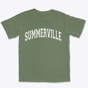 Summerville South Carolina Varsity Premium Heavyweight T-shirt