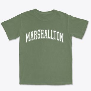Marshallton Pennsylvania Varsity Premium Heavyweight T-shirt