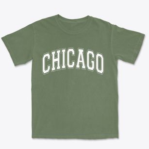 Chicago Illinois Varsity Premium Heavyweight T-shirt