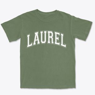 Laurel Nebraska Varsity Premium Heavyweight T-shirt