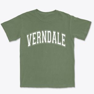 Verndale Minnesota Varsity Premium Heavyweight T-shirt