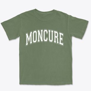Moncure North Carolina Varsity Premium Heavyweight T-shirt