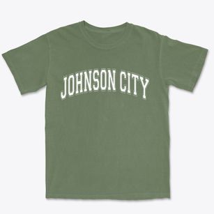 Johnson City New York Varsity Premium Heavyweight T-shirt