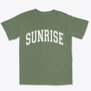 Sunrise Alaska Varsity Premium Heavyweight T-shirt