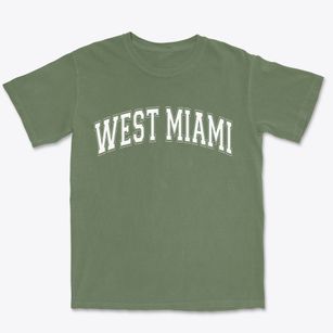 West Miami Florida Varsity Premium Heavyweight T-shirt