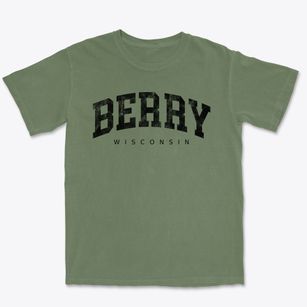Berry Wisconsin Urban Vibe Premium Heavyweight T-shirt