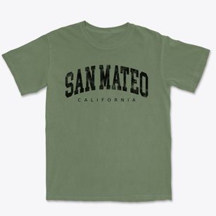 San Mateo California Urban Vibe Premium Heavyweight T-shirt