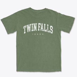 Twin Falls Idaho Urban Vibe Premium Heavyweight T-shirt