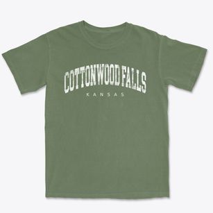 Cottonwood Falls Kansas Urban Vibe Premium Heavyweight T-shirt