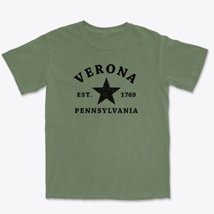 Verona Pennsylvania Star Premium Heavyweight T-shirt