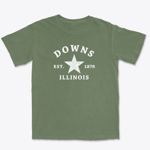 Downs Illinois Star Premium Heavyweight T-shirt