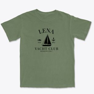 Lena Mississippi Yacht Club Premium Heavyweight T-shirt