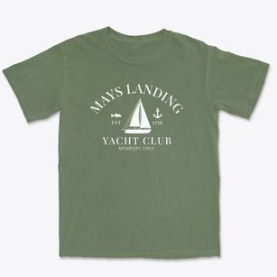 Mays Landing New Jersey Yacht Club Premium Heavyweight T-shirt