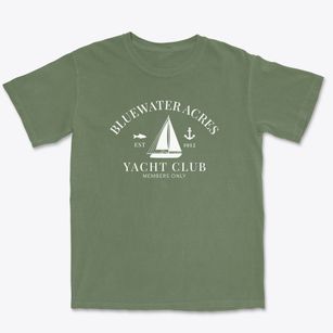 Bluewater Acres New Mexico Yacht Club Premium Heavyweight T-shirt