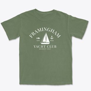 Framingham Massachusetts Yacht Club Premium Heavyweight T-shirt