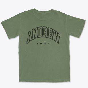 Andrew Iowa Inline Premium Heavyweight T-shirt