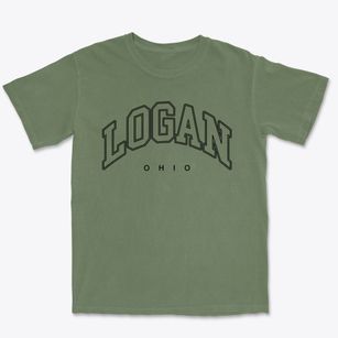 Logan Ohio Inline Premium Heavyweight T-shirt