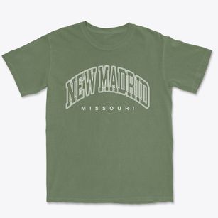 New Madrid Missouri Inline Premium Heavyweight T-shirt