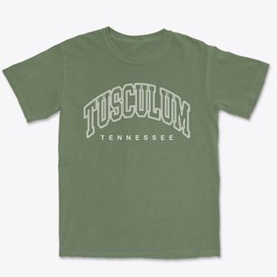 Tusculum Tennessee Inline Premium Heavyweight T-shirt
