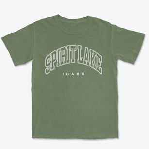 Spirit Lake Idaho Inline Premium Heavyweight T-shirt