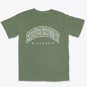 Stevens Point Wisconsin Inline Premium Heavyweight T-shirt
