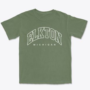 Elkton Michigan Inline Premium Heavyweight T-shirt