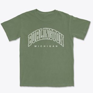 Burlington Michigan Inline Premium Heavyweight T-shirt