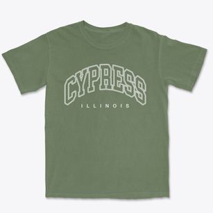 Cypress Illinois Inline Premium Heavyweight T-shirt