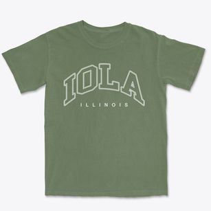 Iola Illinois Inline Premium Heavyweight T-shirt
