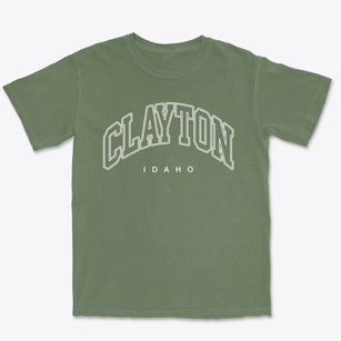 Clayton Idaho Inline Premium Heavyweight T-shirt