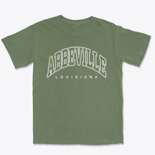 Abbeville Louisiana Inline Premium Heavyweight T-shirt