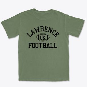 Lawrence Oklahoma Football Premium Heavyweight T-shirt