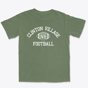 Clinton Village New Hampshire Football Premium Heavyweight T-shirt