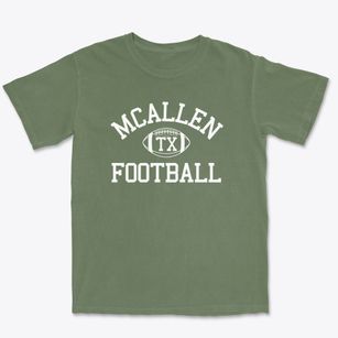 Mcallen Texas Football Premium Heavyweight T-shirt