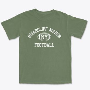 Briarcliff Manor New York Football Premium Heavyweight T-shirt