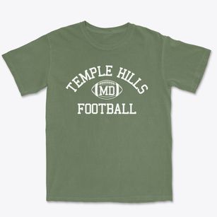 Temple Hills Maryland Football Premium Heavyweight T-shirt