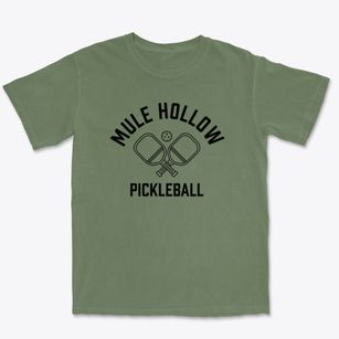 Mule Hollow Tennessee Pickleball Premium Heavyweight T-shirt