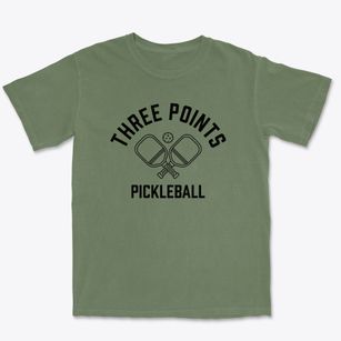 Three Points Arizona Pickleball Premium Heavyweight T-shirt