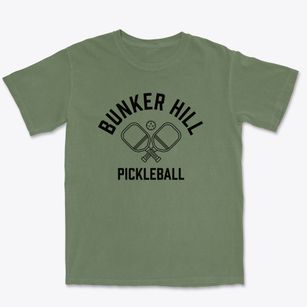 Bunker Hill Indiana Pickleball Premium Heavyweight T-shirt