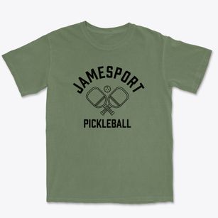Jamesport Missouri Pickleball Premium Heavyweight T-shirt