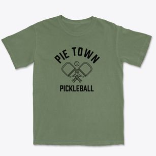 Pie Town New Mexico Pickleball Premium Heavyweight T-shirt