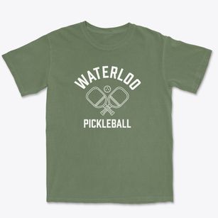 Waterloo Nebraska Pickleball Premium Heavyweight T-shirt