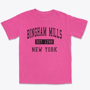 Bingham Mills New York Classic Established Premium Heavyweight T-shirt