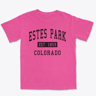Estes Park Colorado Classic Established Premium Heavyweight T-shirt